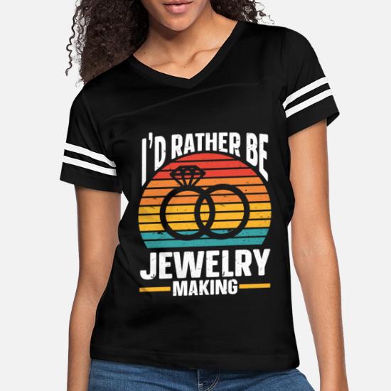 Jewelry Making Jewelry Maker Women's Vintage Sport T-Shirt