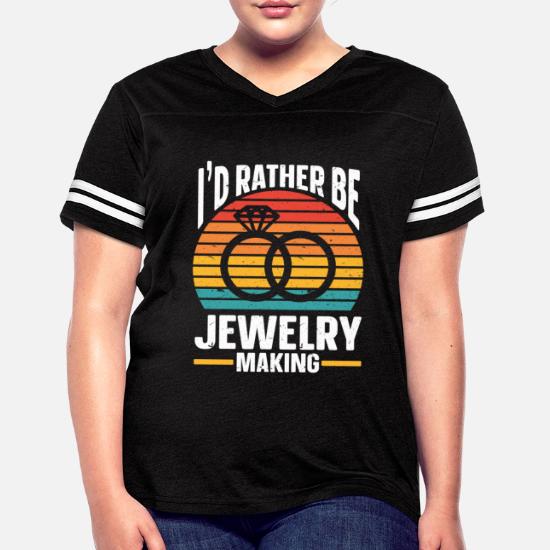 Jewelry Making Jewelry Maker Women's Vintage Sport T-Shirt