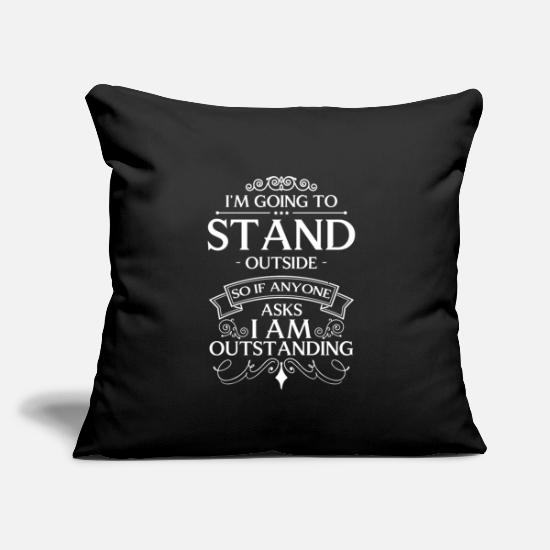 Sarcasm Work Office Provocation Throw Pillow Cover 18” x 18”