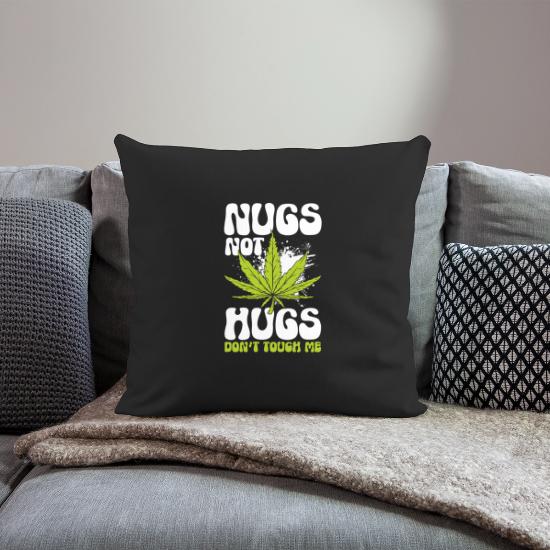 Can't Touch This Property Provocation Throw Pillow Cover 18” x 18”