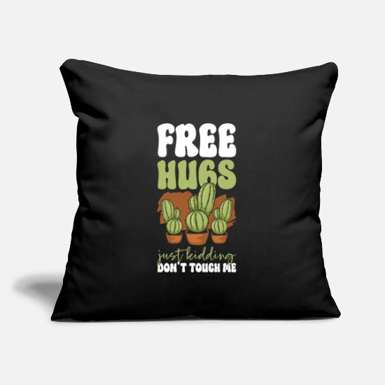 Can't Touch This Funny Provocation Throw Pillow Cover 18” x 18”