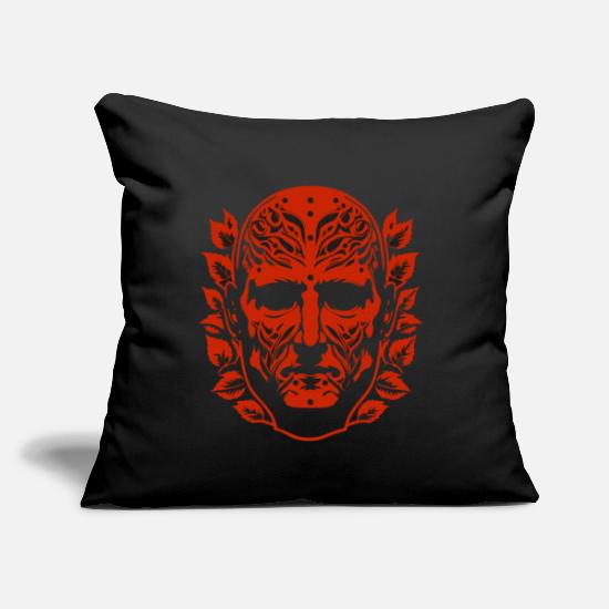 A Strange Mask Throw Pillow Cover 18” x 18”