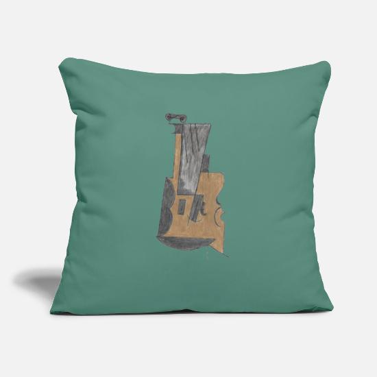 A Strange Guitar Throw Pillow Cover 18” x 18”