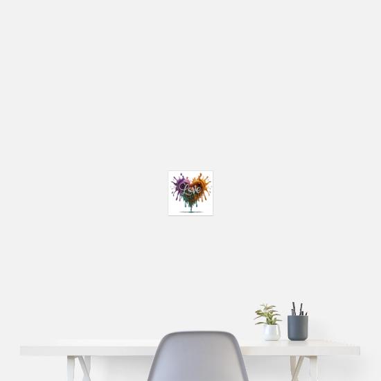LOVE i love you Poster 8x8