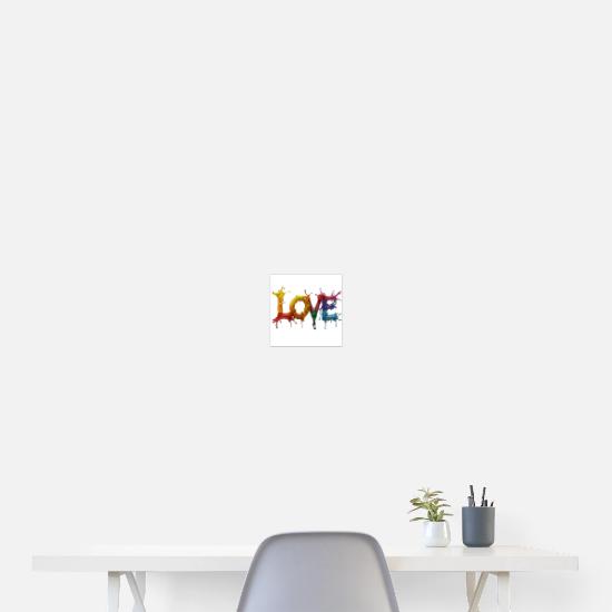 LOVE i love you Poster 8x8 4 LOVE i love you Poster 8x8