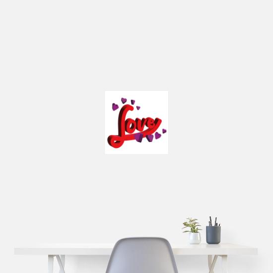 Love, love, love Poster 16x16