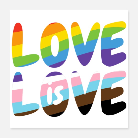 Love is love Poster 16x16