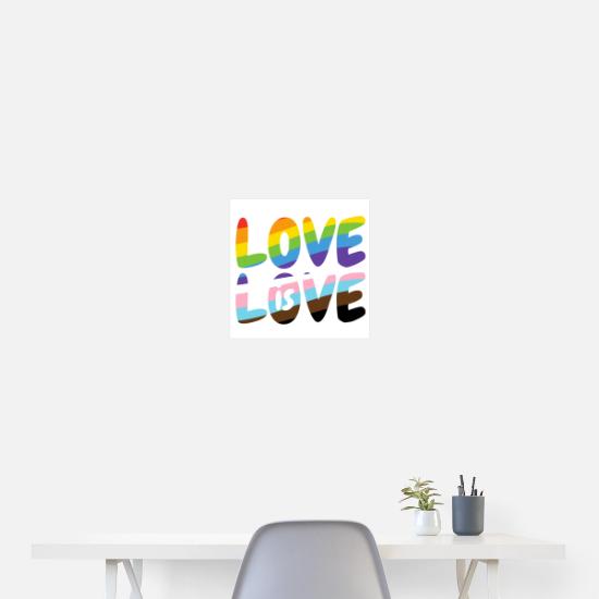 Love is love Poster 16x16