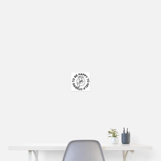 Be Happy! Poster 8x8