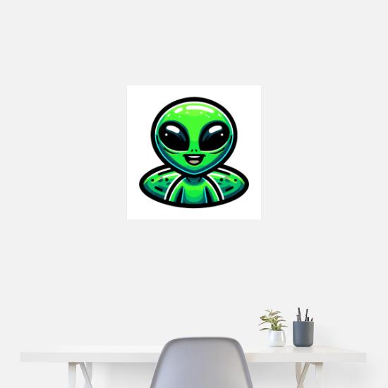 Alien Happy Poster 24x24