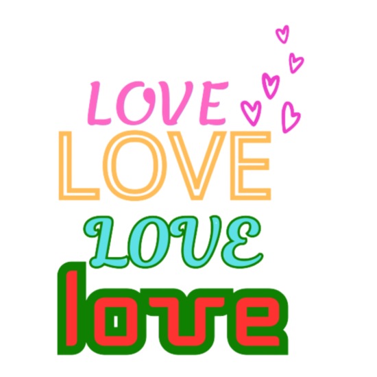love love love love Rectangle Magnet