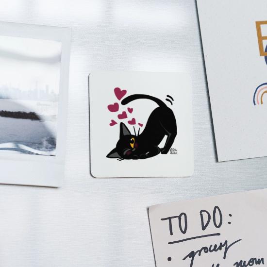 Love Love Love Square Magnet