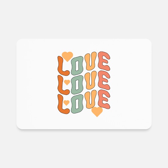 Love,Love,Love Rectangle Magnet 3 Love,Love,Love Rectangle Magnet
