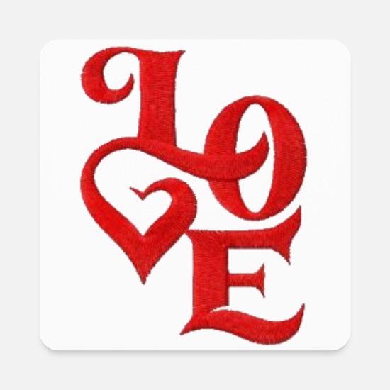 LOVE, LOVE, LOVE. Square Magnet