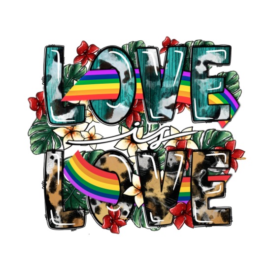Love is Love Square Magnet