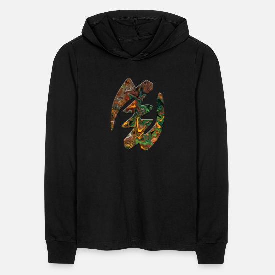 Adinkra Symbol Unisex Long Sleeve Hoodie Shirt