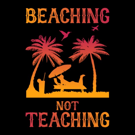 Beaching Not Teaching Men's Premium Longsleeve Shirt