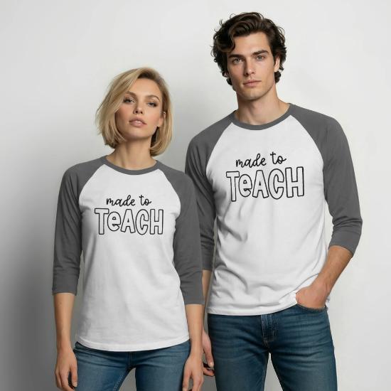 Made To Teach Unisex Baseball T-Shirt