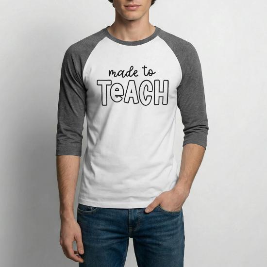 Made To Teach Unisex Baseball T-Shirt