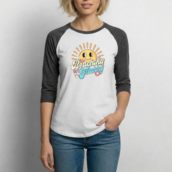 Beaching not teaching Unisex Baseball T-Shirt 5 Beaching not teaching Unisex Baseball T-Shirt