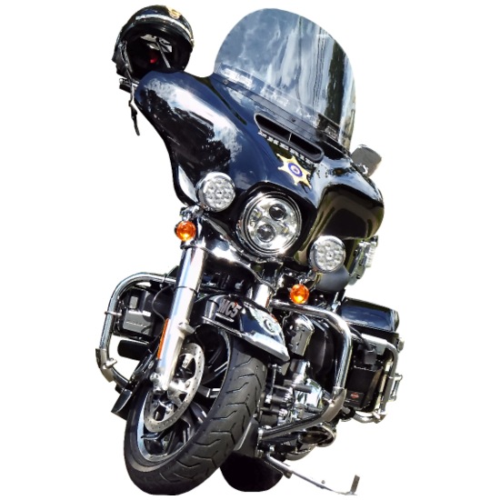 Sheriff's Motorcycle 17 oz Insulated Stainless Steel Water Bottle