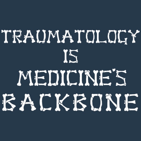 Traumatology is Medicine's Backbone Men's Premium Longsleeve Shirt