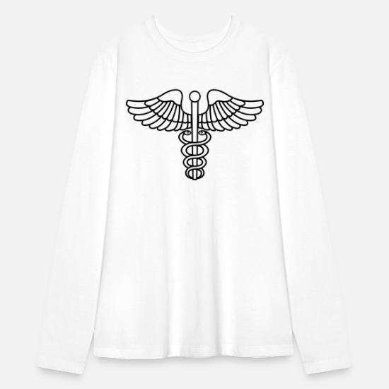 Caduceus Medicine Symbol Bella + Canvas Women's Long Sleeve T-Shirt 3 Caduceus Medicine Symbol Bella + Canvas Women's Long Sleeve T-Shirt