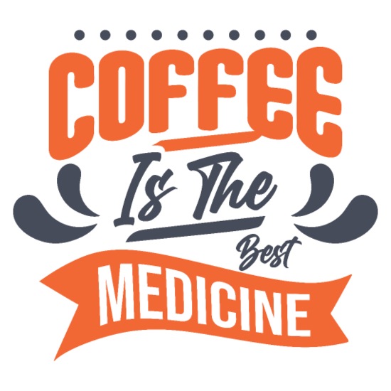 coffee is the best medicine Bella + Canvas Women's Long Sleeve T-Shirt