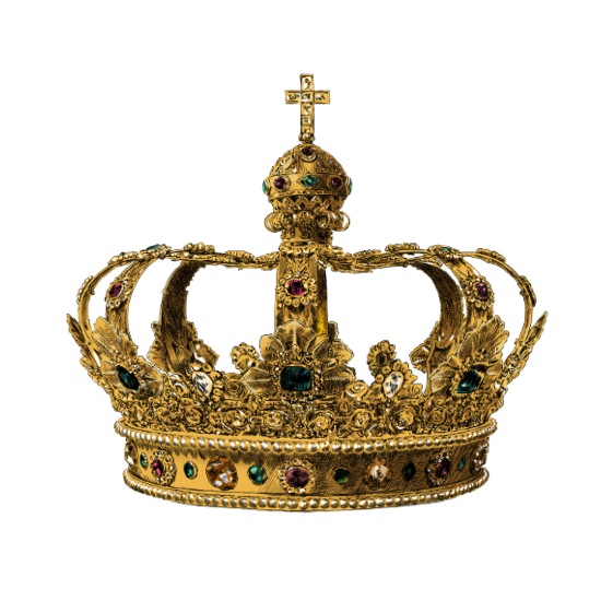 Golden Jewel Crown Men's Tall T-Shirt