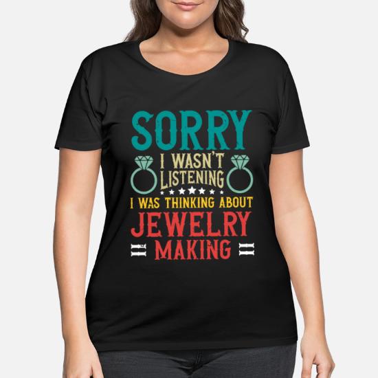 Jewelry Making Jewelry Maker Women's Plus Size T-Shirt 3 Jewelry Making Jewelry Maker Women's Plus Size T-Shirt