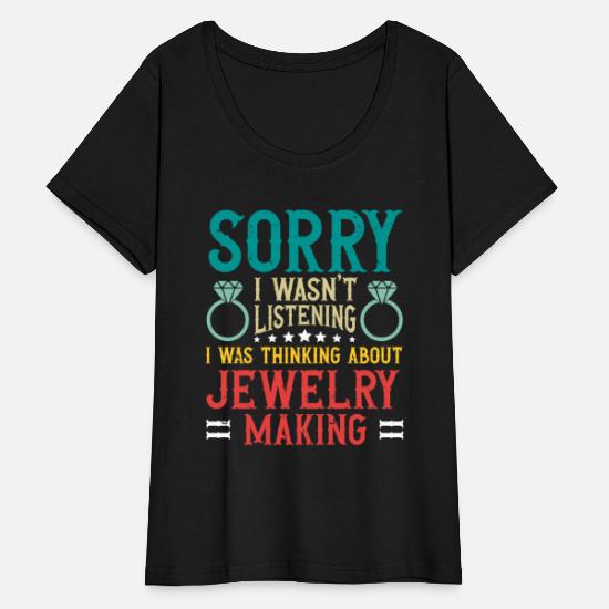Jewelry Making Jewelry Maker Women's Plus Size T-Shirt 4 Jewelry Making Jewelry Maker Women's Plus Size T-Shirt